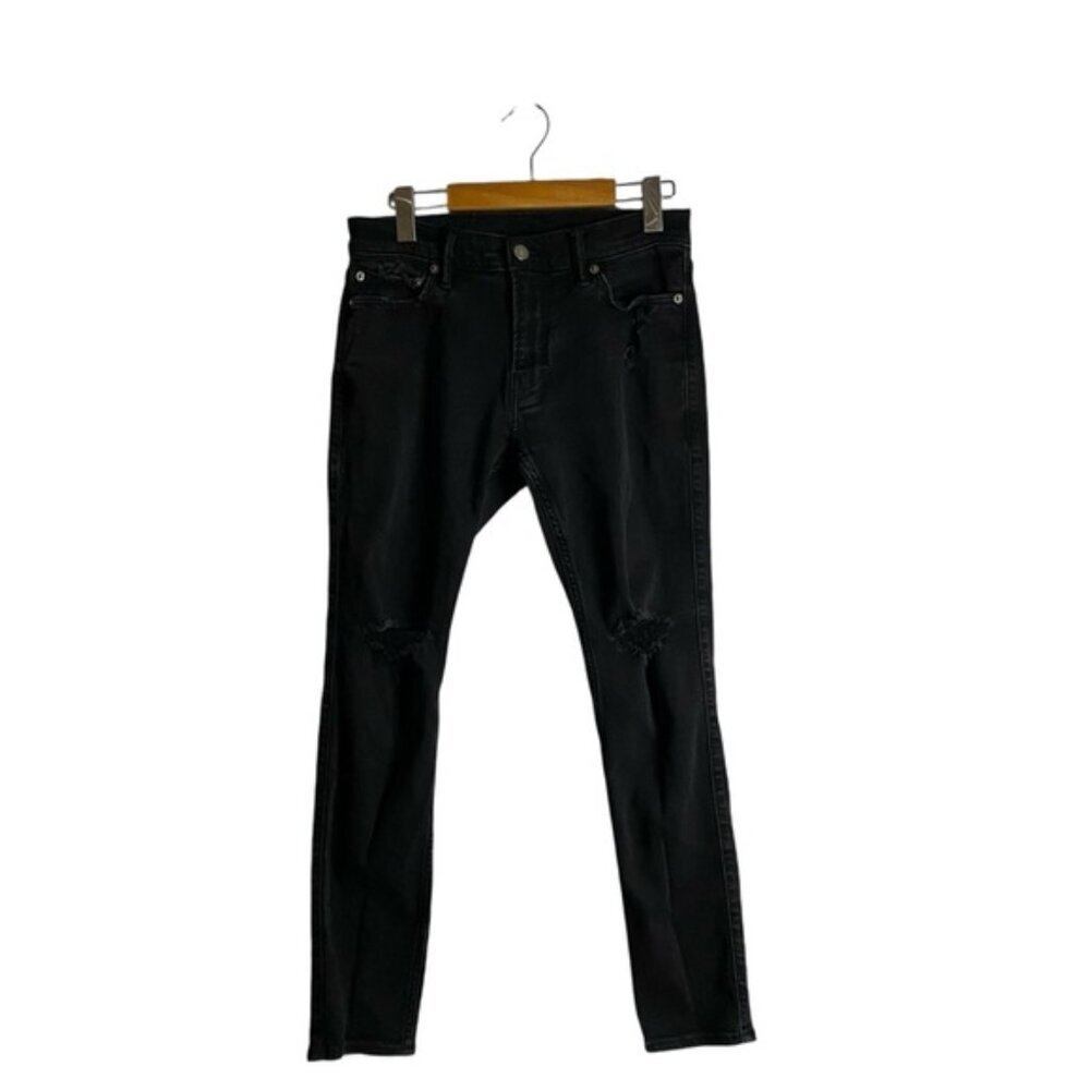 Abercrombie & Fitch Men's Black Skinny Stretch Denim Jeans